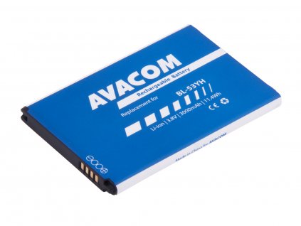Baterie AVACOM GSLG-D855-3000 do mobilu LG D855 G3 Li-ion 3,8V 3000mAh (náhrada BL-53YH) Avacom