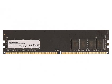 2-Power 8GB PC4-19200U 2400MHz DDR4 CL17 Non-ECC DIMM 2Rx8 ( DOŽIVOTNÍ ZÁRUKA ) MEM8903B