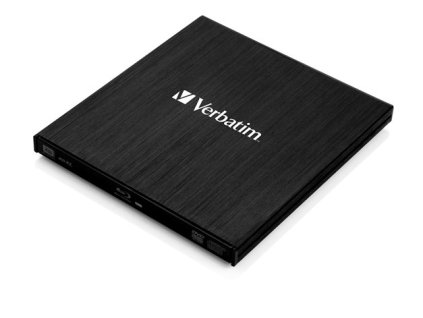 VERBATIM Slimline Blu-ray Rewriter USB 3.0 Bezplatný BR disk 25 GB (CD DVD BD Mdisc) 43890 Verbatim