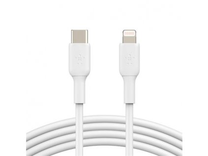 Belkin USB-C kabel s lightning konektorem, 1m, bílý CAA003bt1MWH