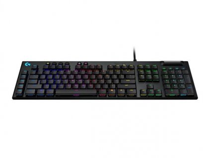 Logitech® G815 LIGHTSYNC RGB Mechanical Gaming Keyboard – GL Clicky - CARBON - US INT'L - USB 920-009095