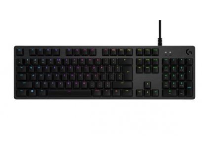 Logitech® G512 CARBON LIGHTSYNC RGB Mechanical Gaming Keyboard with GX Red switches - CARBON - US INT'L - USB - N/A - IN 920-009370