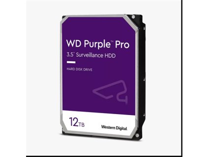 WD Purple Pro 3,5" HDD 12,0TB Surveillance 7200RPM 256MB SATA 6Gb/s WD121PURP Western Digital