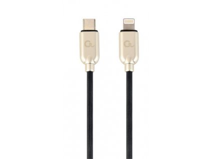Gembird kábel USB-C (M) na 8pin Lightning (M), 1 m, čierny CC-USB2PD18-CM8PM-1M