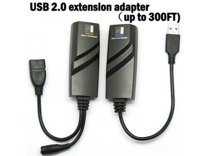 Extender USB PREMIUMCORD 2.0 cez RJ45 (do 50 m) kuext2 PremiumCord