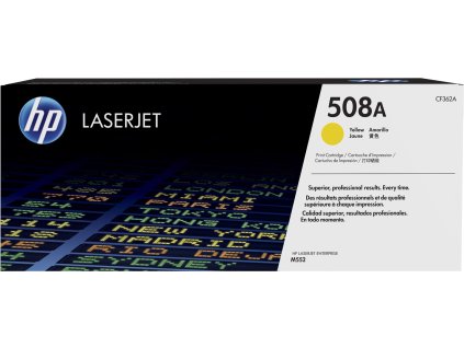 Žltá tonerová kazeta HP 508A LJ, CF362A (5 000 strán)