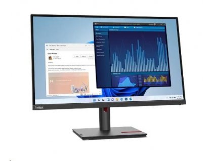 LENOVO LCD ThinkVision T27p-30-27" IPS,matný,16:9,3840x2160,178/178,6ms,350cd,1300:1,DP,HDMI,PIVOT,VESA,3r 63A9GAT1EU Lenovo