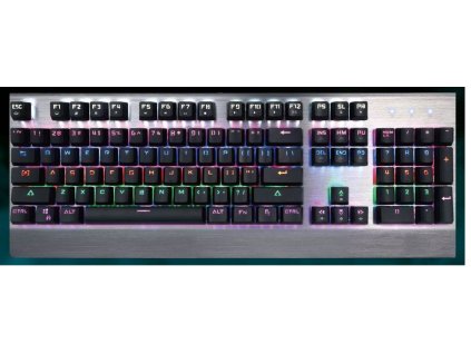 Crono CK3010 - podsvícená mechanická herní klávesnice, CZ + SK, USB