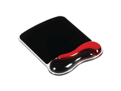 Kensington podložka pod myš Duo Gel Mouse Pad - černo-červená 62402