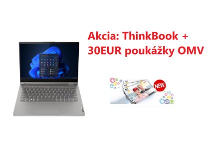Lenovo ThinkBook 14s Yoga G2 IAP i7-1255U 14.0" TOUCH FHD matný UMA 16GB 512GB SSD W11Pro šedý 3y CI 21DM0026CK