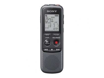 SONY digitální záznamník ICD-PX240 - 4 GB, výkon reproduktoru 300 mW ICDPX240.CE7 Sony