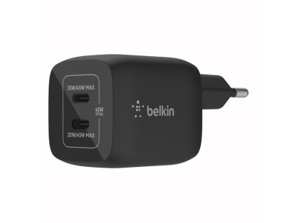132673470 WCH011 Belkin 45W Dual USB C Wall Charge s