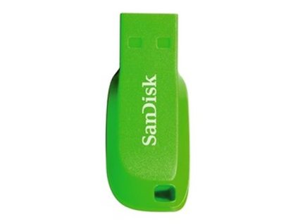 SanDisk Flash Disk 64GB Cruzer Blade, USB 2.0, zelená SDCZ50C-064G-B35GE