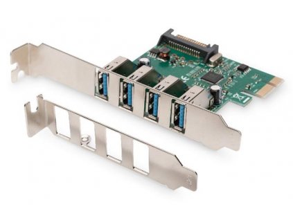 Digitus USB 3.0, 4 Port, PCI Express Add-On karta 4 porty A / F External, VL805 chipset DS-30221-1