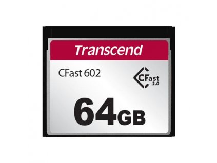 Transcend 64GB CFast 2.0 CFX602 paměťová karta (MLC) TS64GCFX602