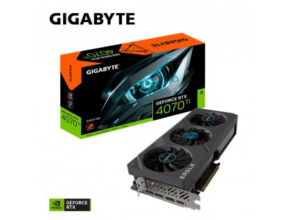 GIGABYTE VGA NVIDIA GeForce 4070 Ti EAGLE 12G, RTX 4070 Ti, 12GB GDDR6X, 3xDP, 1xHDMI GV-N407TEAGLE-12GD Gigabyte