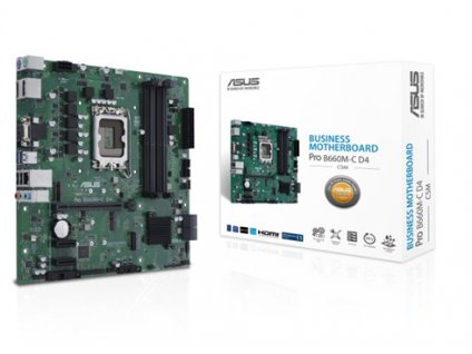 ASUS MB Sc LGA1700 PRO B660M-C D4-CSM, Intel B660, 4xDDR4, 2xDP, 1xHDMI, 1xVGA, mATX 90MB19B0-M1EAYC Asus