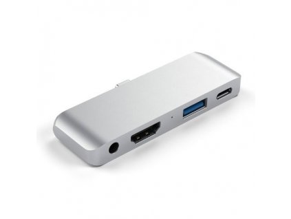 Satechi USB-C Mobile Pro Hub pre iPad Pro/Air 10.9" 2020 - Silver ST-TCMPHS