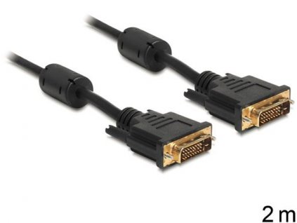 Delock připojovací kabel DVI-D 24+1 samec > samec 2 m 83190