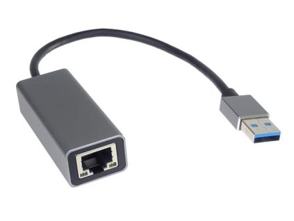 PremiumCord adaptér USB3.0 -> LAN RJ45 ETHERNET 10/100/1000 MBIT Aluminium kuethernet5