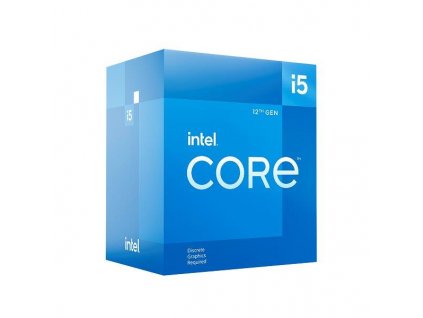 Intel® Core™i5-12400F procesor, 2.5GHz,18MB,LGA1700, BOX, s chladičom BX8071512400FSRL4W
