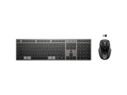 HP 725 Multi-Device Rechargeable Wireless Keyboard and Mouse Combo 9T5B0UT-BCM