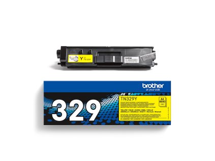 TN 329Y Toner Carton Top s