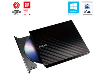 ASUS SDRW-08D2S-U LITE Black externí + soft 90-DQ0435-UA221KZ Asus