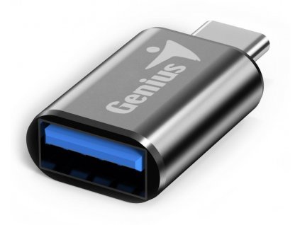 GENIUS ACC-C2A redukce z USB-C na USB-A, kovově šedá 32590002400 Genius