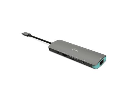 i-tec USB-C Metal Nano Docking Station 4K HDMI LAN, Power Delivery 100W C31NANODOCKLANPD I-Tec