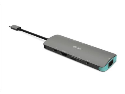 i-tec USB-C Metal Nano Docking Station 4K HDMI LAN, Power Delivery 100W C31NANODOCKLANPD I-Tec