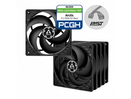 ARCTIC P12 PWM PST Value Pack (black/black) ACFAN00137A Artic Cooling