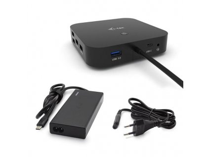 i-tec USB-C Dual Display Docking Station s Power Delivery 65W + i-tec Universal Charger 77W C31DUALDPDOCKPD65W I-Tec