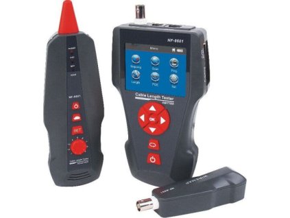 W-Star Tester káblov UTP WSNF8601, CAT5, CAT6, detektor káblov, UTP, RJ11, BNC, POE, Ping