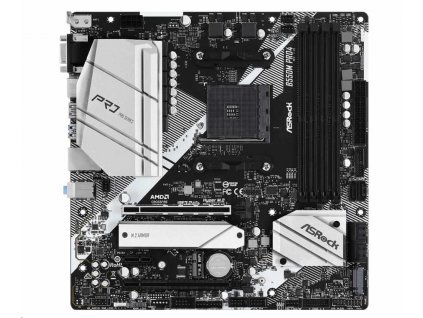 ASRock MB Sc AM4 B550M PRO4, AMD B550, 4xDDR4, HDMI, DP