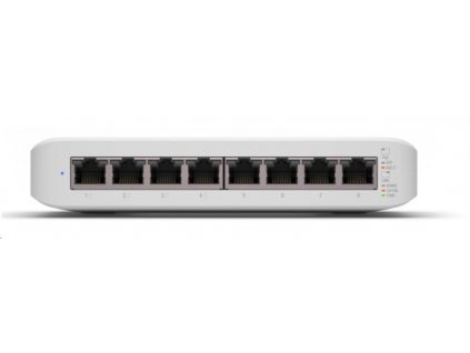 UBNT UniFi Switch USW-Lite-8-PoE [8xGigabit, 4x PoE out 52W, 802.3at/af, 16Gbps] USW-Lite-8-PoE-EU Ubiquiti