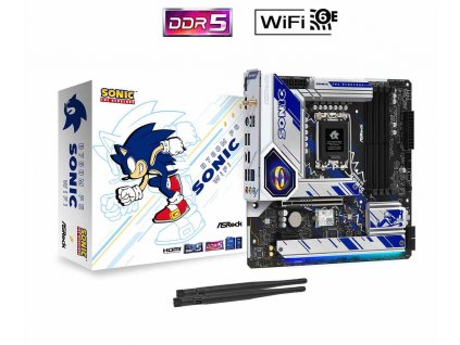 ASRock MB Sc LGA1700 B760M PG SONIC WIFI, Intel B760, 4xDDR5, 1xDP, 1xHDMI, WI-FI, mATX