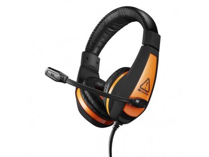 Canyon CND-SGHS1A Star Rider, herný headset pre začínajúcich hráčov, 3.5mm jack, oranžovo čierny