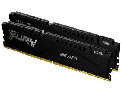 Kingston FURY Beast/DDR5/16GB/6000MHz/CL40/2x8GB/Black KF560C40BBK2-16