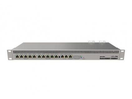 MikroTik RouterBOARD RB1100AHx4 (RB1100x4), 1.4 GHz štvorjadrový procesor, 1 GB RAM, 13x LAN, vrátane. Licencia L6