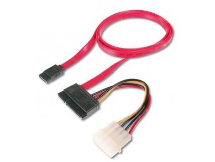 Redukce napájení SATA + 0,5 m datový kabel SATA KFSA-4 PremiumCord