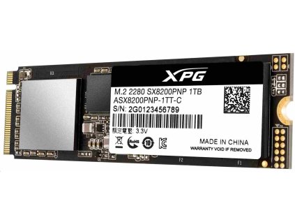 ADATA SX8200 Pro/1TB/SSD/M.2 NVMe/5R ASX8200PNP-1TT-C