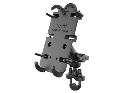 cze pm Drzak telefonu RAM R Quick Grip TM XL s U sroubem na riditkach kratky 10319 1