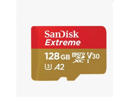 SanDisk Extreme microSDXC 128GB 190MB/s + adaptér SDSQXAA-128G-GN6MA