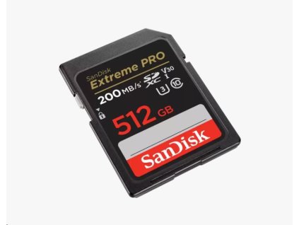 SanDisk Extreme PRO SDXC 512GB 200MB/s V30 UHS-I SDSDXXD-512G-GN4IN