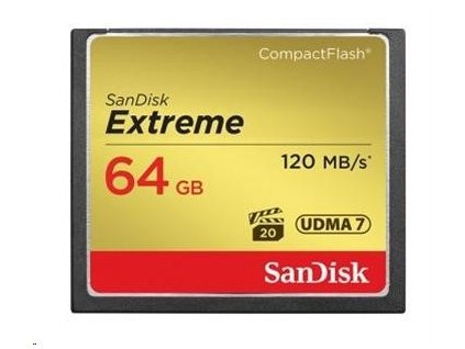 SanDisk Extreme CompactFlash 64GB 120MB/s SDCFXSB-064G-G46