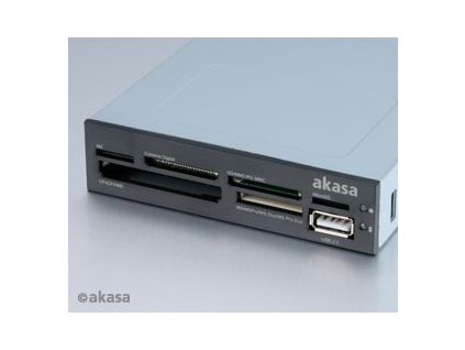 AKASA int. USB 2.0 interní čtečka karet + USB 2.0 AK-ICR-07 Akasa