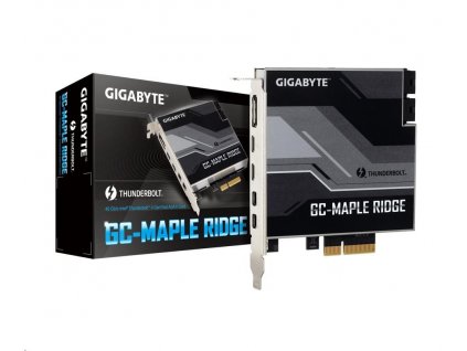 GIGABYTE GC-MAPLE RIDGE, prídavná karta s certifikáciou Intel® Thunderbolt™ 4, USB Type-C, DisplayPort Gigabyte