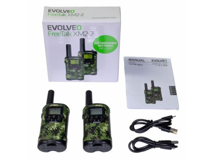EVOLVEO FreeTalk XM2, sada 2 vysílaček FT-XM2-2 Evolveo