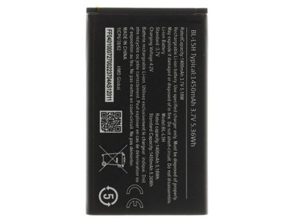 BL-L5H Batéria pre Nokia 1450mAh Li-Ion (OEM) 8596311238444 NoName